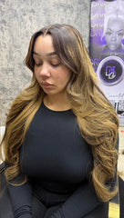 13x6 Silky Straight Highlight Color Wig