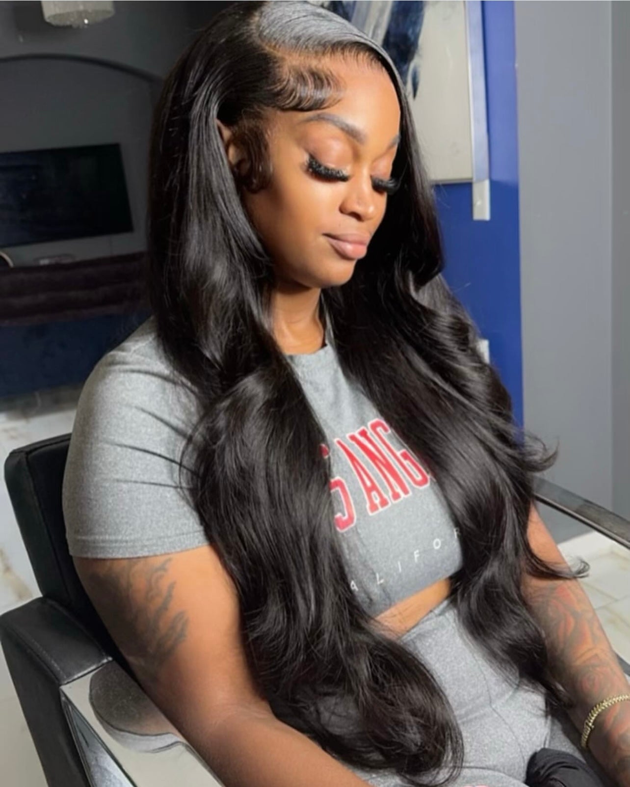 HD 13x6 1B Color Exotic Wave/Curl Wig