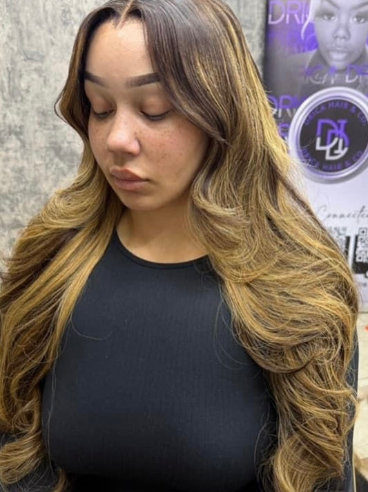 HD 13x4 Highlight Color Wig