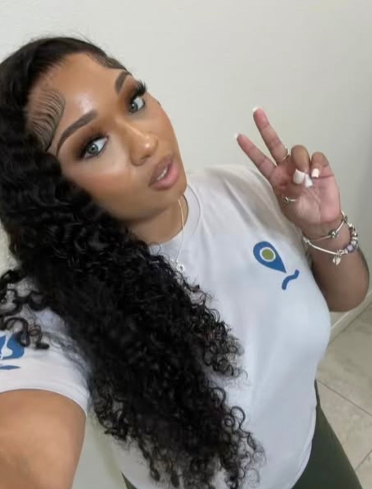 Transparent 13x6 Curly Wig