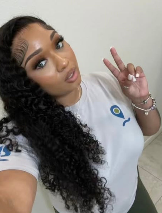 Transparent 13x6 Curly Wig
