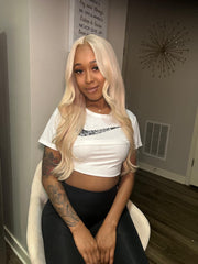 13x6 Silky Straight Pre-Colored Wig