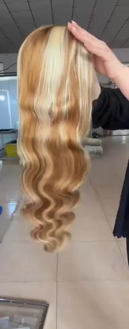 13x6 Body Wave Highlight Color Wig